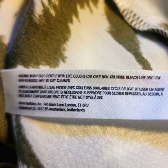 By Anthropologie Fringed Wrap Cover-Up Dress Womens S Tropical Coastal Chic - Picture 9 of 9